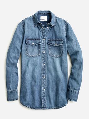 J. Crew Slim-fit Chambray Shirt